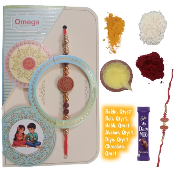 Rakhi sets Online Roli, Akshat, chocolate