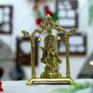 Radha Krishna Murti Temple home decoration